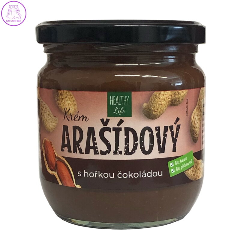 MKM pack Arašídový krém s hořkou čokoládou 400 g