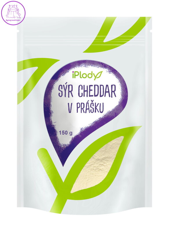 iPlody Sýr sušený v prášku typu Cheddar 150 g iPlody Sýr sušený v prášku typu Cheddar 150 g