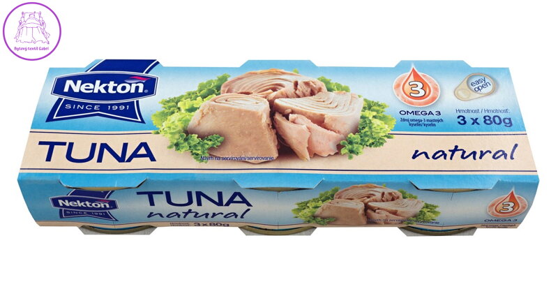 Nekton Tuňák ve vlastní šťávě 3 x 80 g