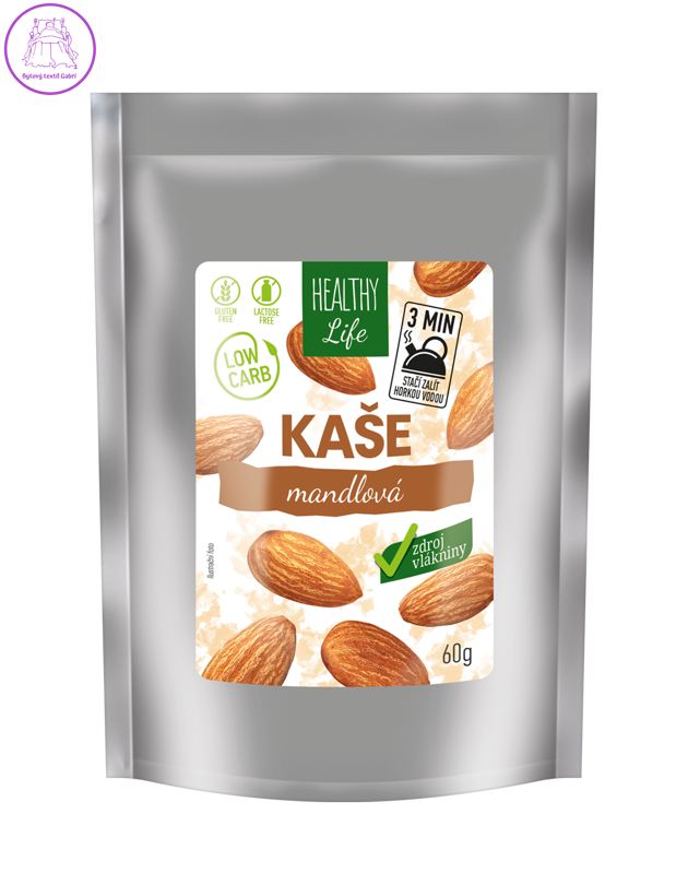 iPlody Low carb kaše mandlová se sladidlem 60g