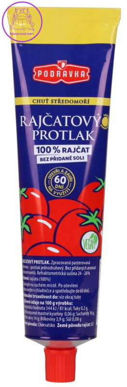 Podravka Rajčatový protlak v tubě 120 g Podravka Rajčatový protlak v tubě 120 g