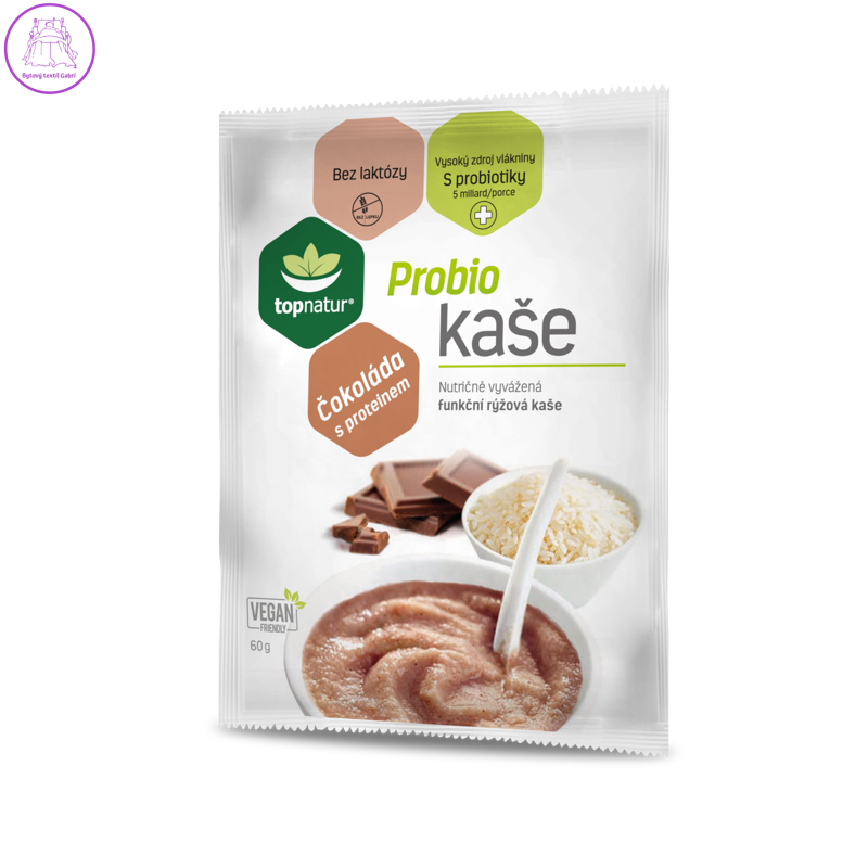 Topnatur Probio kaše čokoláda s proteinem 60g