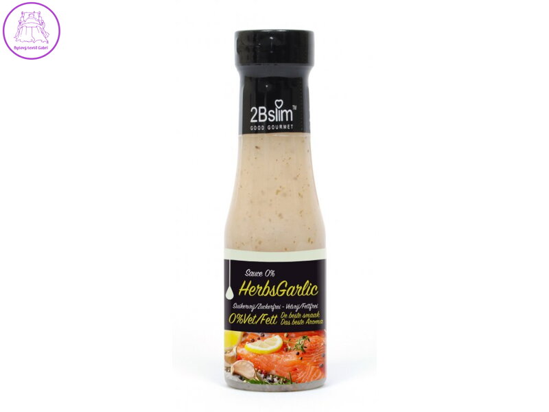 Slim Pasta Dresink česnek a bylinky, nízkokalorický 250 ml