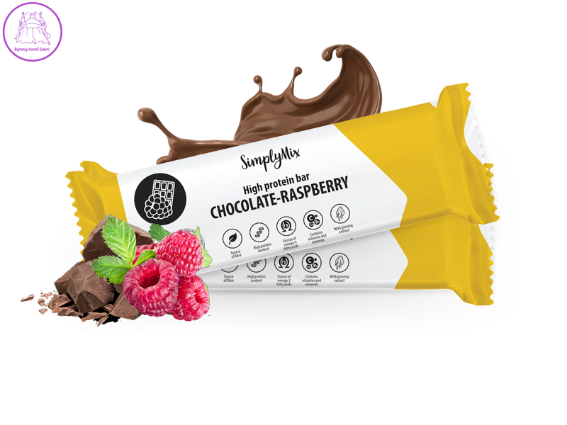 SimplyMix tyčinka čokoláda s malinou