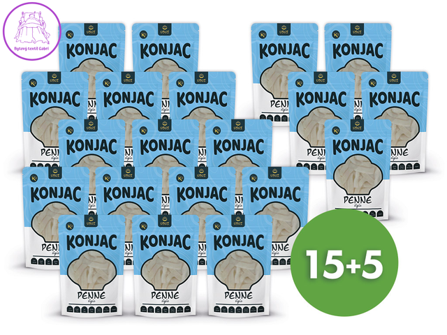 Usui konjakové penne v nálevu 15+5 zdarma
