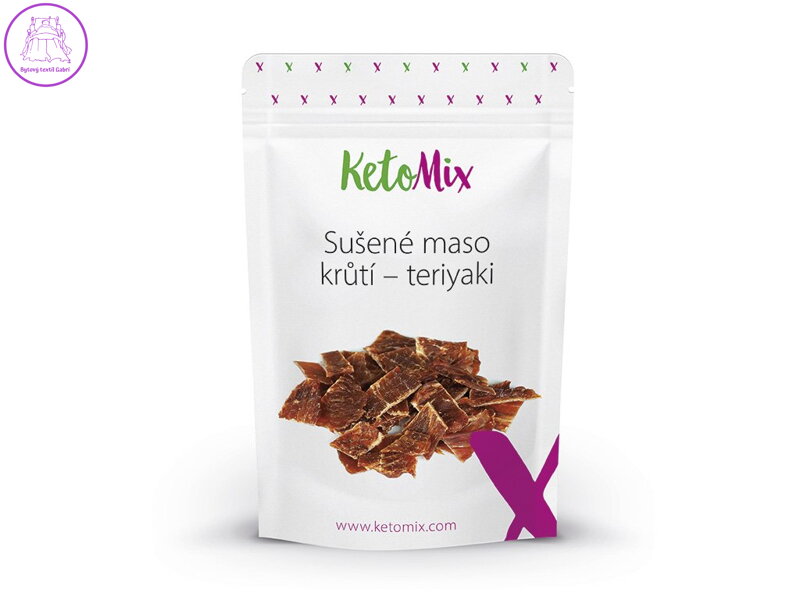 KetoMix Sušené maso krůtí, teriyaki 25 g