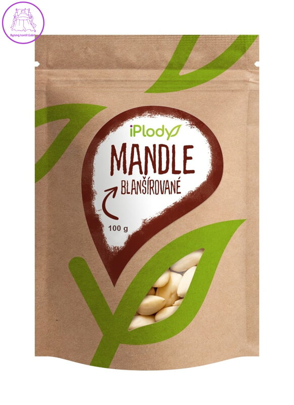 iPlody Mandle loupané, blanšírované 100 g iPlody Mandle loupané, blanšírované 100 g