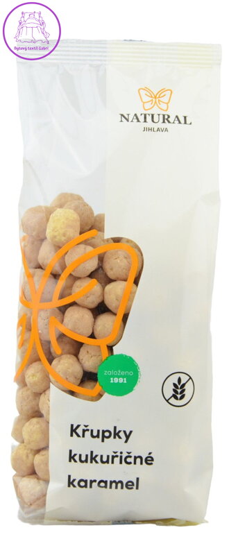 Natural Křupky kukuřičné karamel - bez lepku 140g