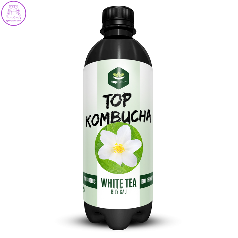 TOP Kombucha Bílý čaj 500 ml