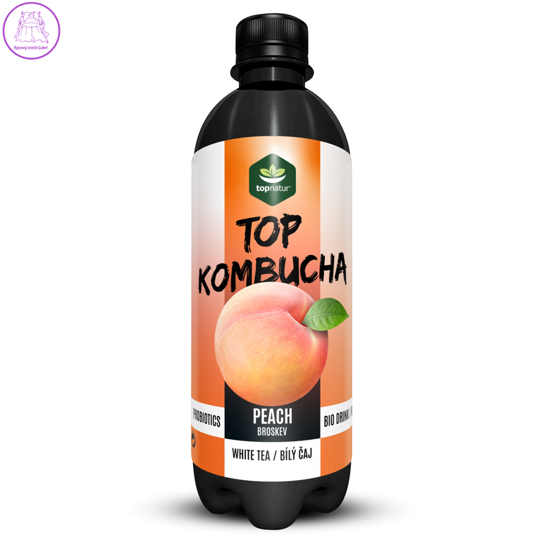TOP Kombucha Broskev 500 ml