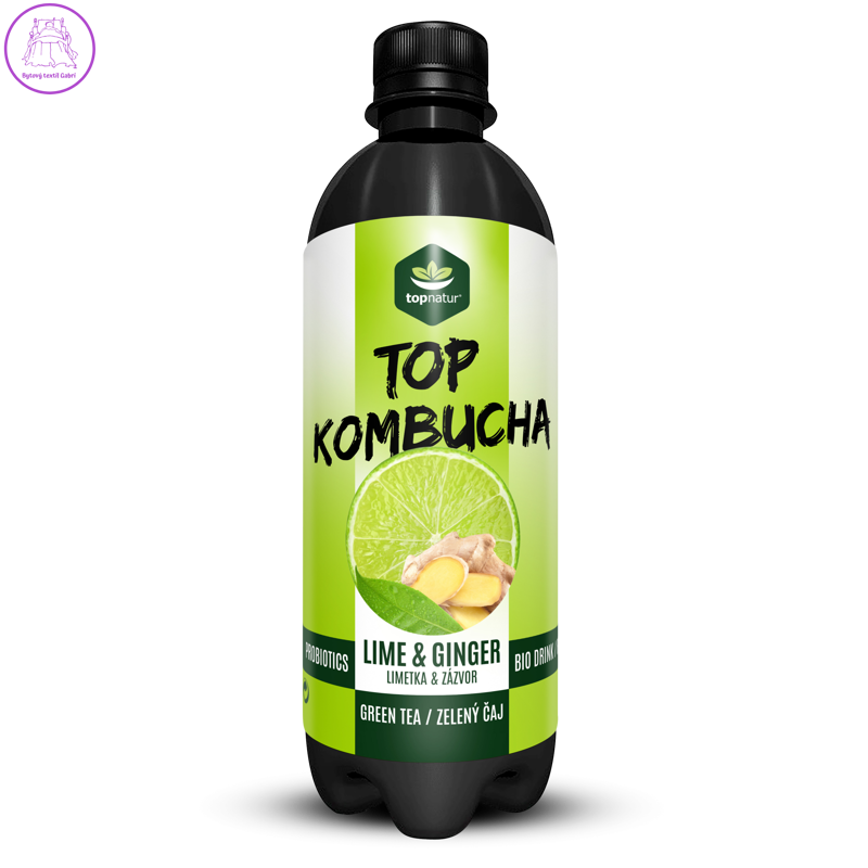 TOP Kombucha Limetka&Zázvor 500 ml