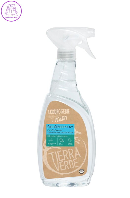 Tierra Verde Čistič koupelny s BIO mátovou silicí 750 ml