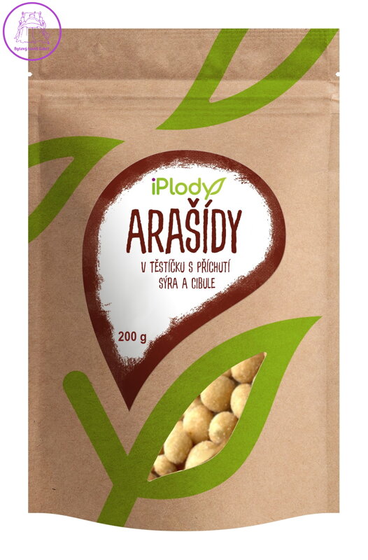 iPlody Arašídy v těstíčku s příchutí sýra a cibule 200 g