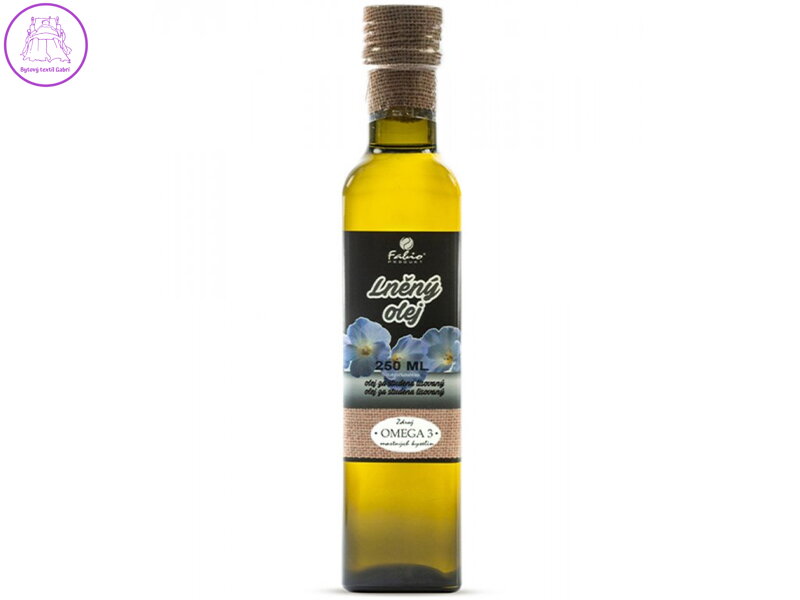 Fabio lněný olej lisovaný za studena 250 ml