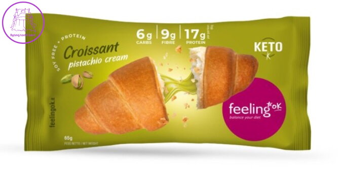 Feeling OK Proteinový croissant s pistáciovou náplní 65 g