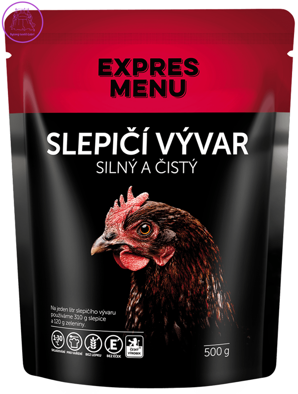 Expres Menu Slepičí vývar, silný a čistý 500 g