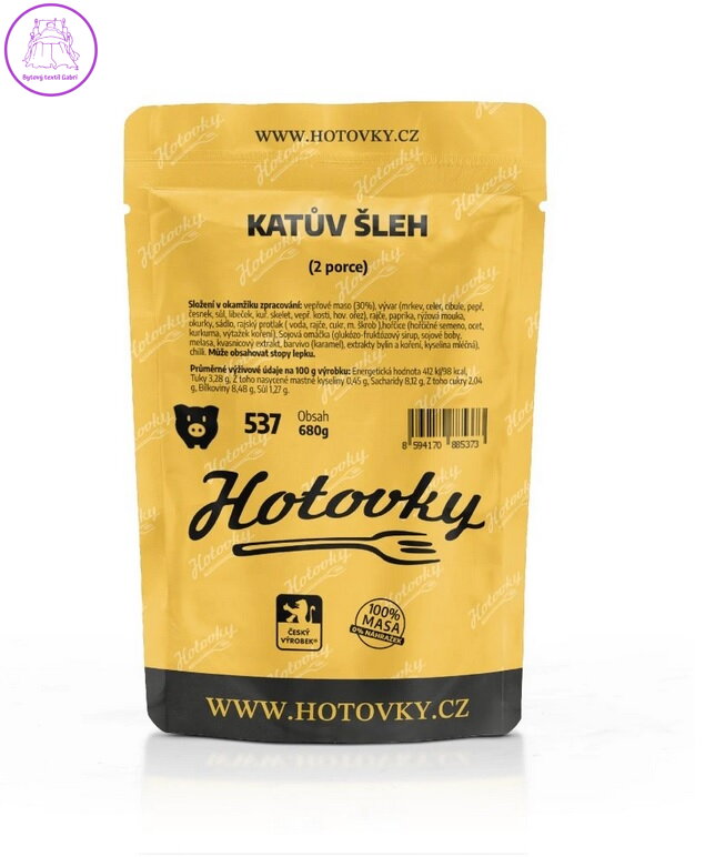 Hotovky Katův šleh 680 g (2 porce)
