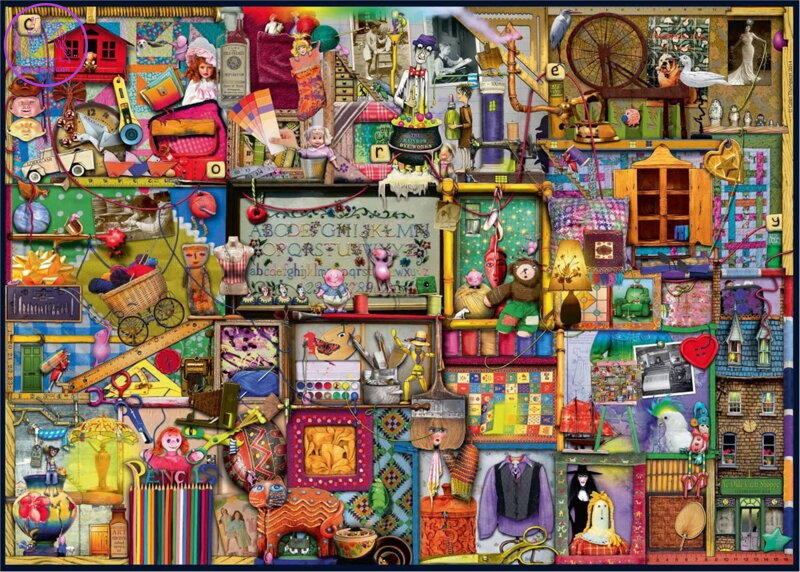 RAVENSBURGER Puzzle Komora plná řemesel 1000 dílků RAVENSBURGER Puzzle Komora plná řemesel 1000 dílků
