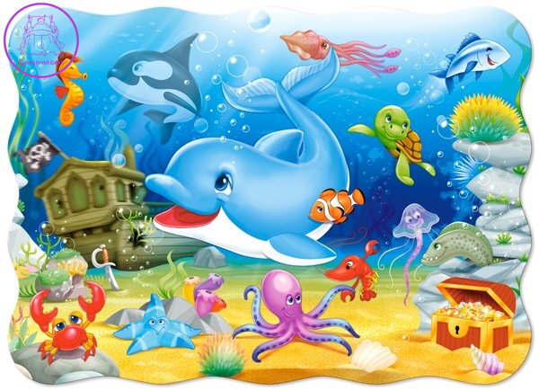 CASTORLAND Puzzle Podmořští přátelé 30 dílků