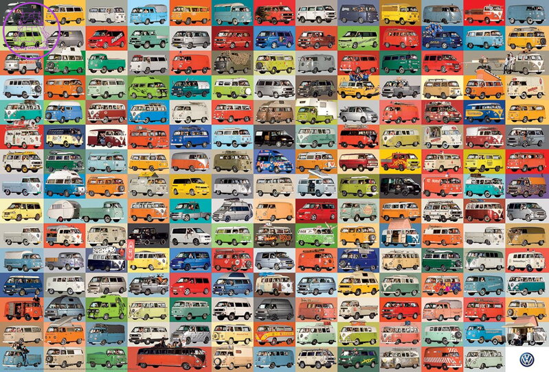 EUROGRAPHICS Puzzle VW Groovy Bus 2000 dílků