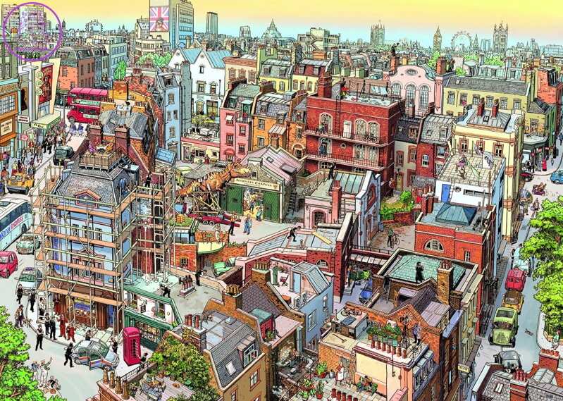 HEYE Puzzle Sherlock 2000 dílků