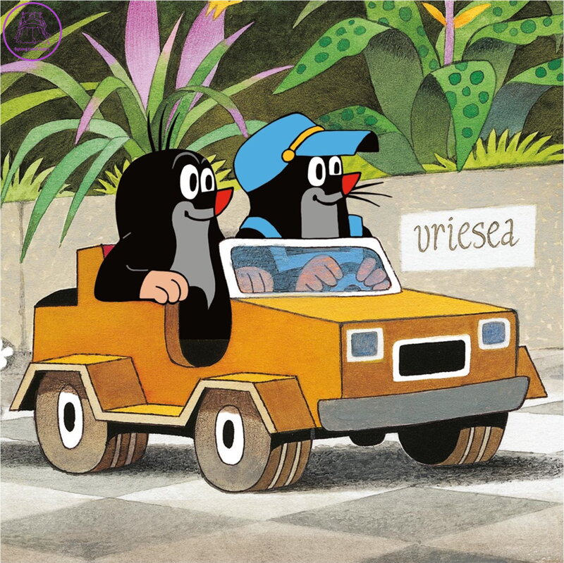 DINO Puzzle Krtek a autíčko 60 dílků