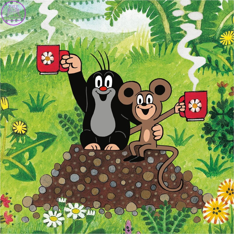 DINO Puzzle Krtek a myška 60 dílků