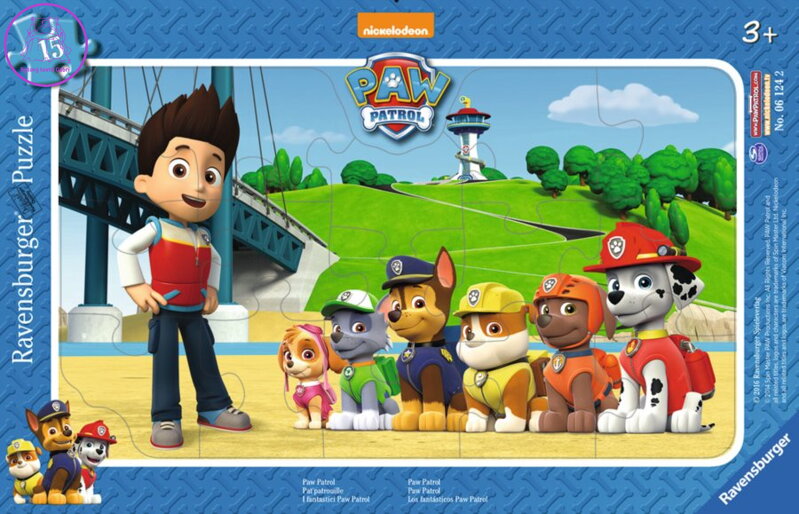 RAVENSBURGER Puzzle Tlapková patrola 15 dílků