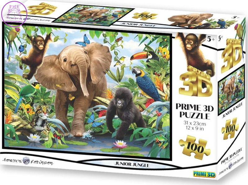 PRIME 3D Puzzle Džungle 3D 100 dílků