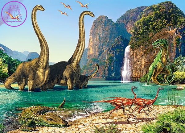 CASTORLAND Puzzle Svět dinosaurů 60 dílků CASTORLAND Puzzle Svět dinosaurů 60 dílků