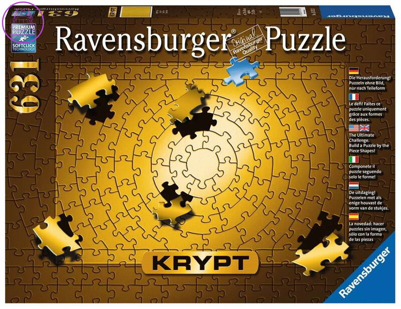 RAVENSBURGER Puzzle Krypt Gold 631 dílků RAVENSBURGER Puzzle Krypt Gold 631 dílků