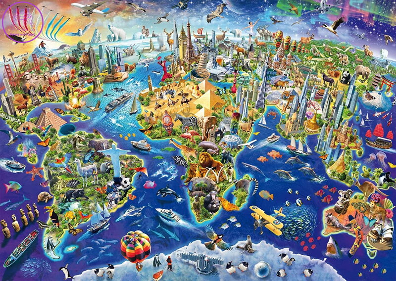 SCHMIDT Puzzle Objevuj svět 1000 dílků SCHMIDT Puzzle Objevuj svět 1000 dílků