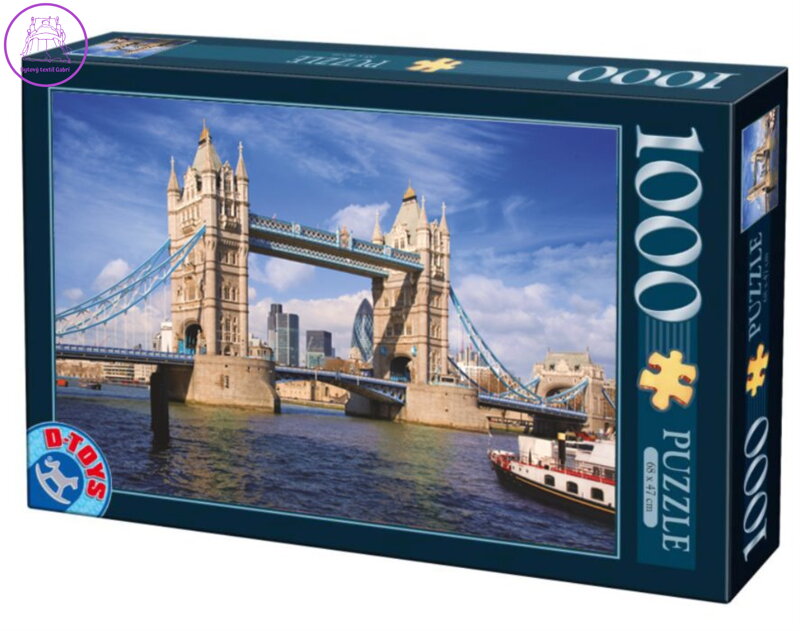 D-TOYS Puzzle Tower Bridge, Londýn 1000 dílků