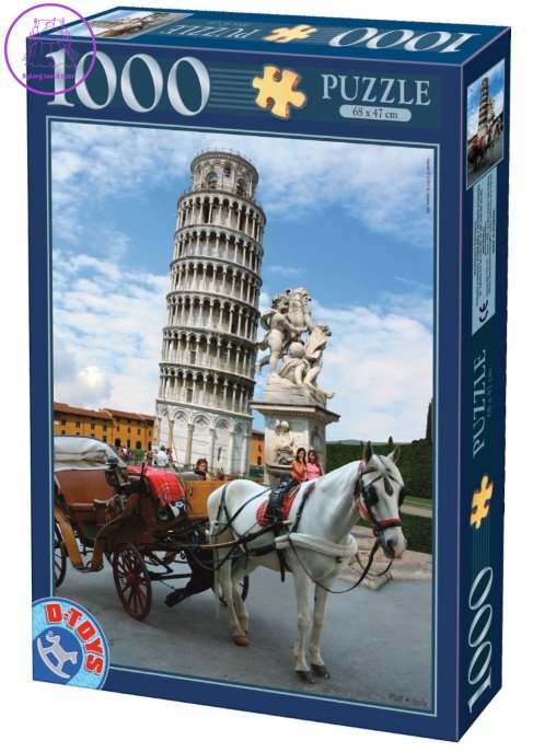 D-TOYS Puzzle Šikmá věž v Pise, Itálie 1000 dílků D-TOYS Puzzle Šikmá věž v Pise, Itálie 1000 dílků
