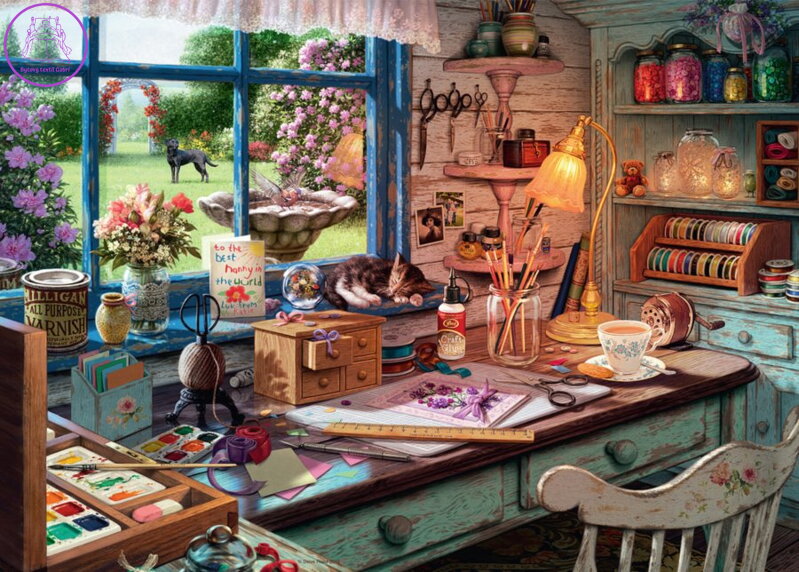 RAVENSBURGER Puzzle Řemeslná dílna 1000 dílků RAVENSBURGER Puzzle Řemeslná dílna 1000 dílků