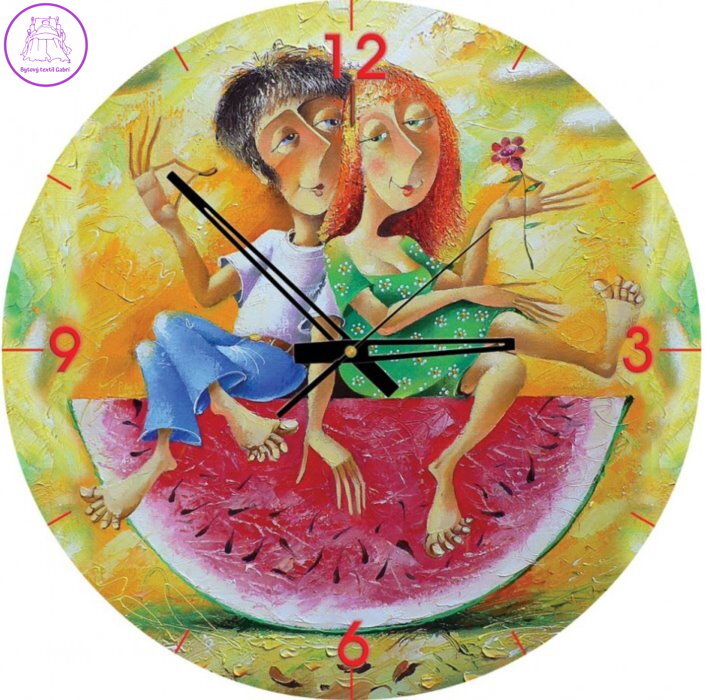 ART PUZZLE Puzzle hodiny Milujeme červenou 570 dílků