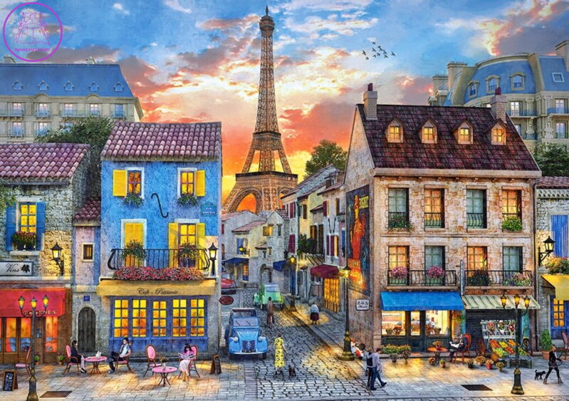 CASTORLAND Puzzle Pařížské ulice 500 dílků CASTORLAND Puzzle Pařížské ulice 500 dílků