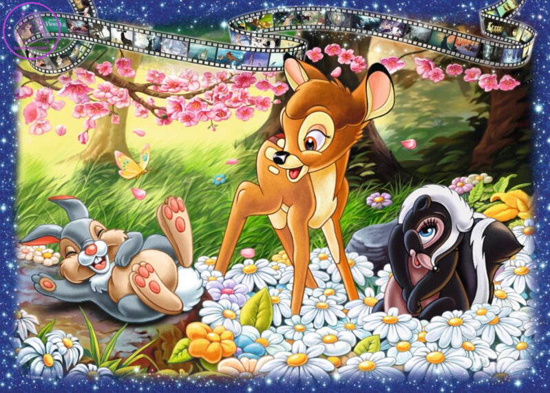 RAVENSBURGER Puzzle Bambi 1000 dílků RAVENSBURGER Puzzle Bambi 1000 dílků