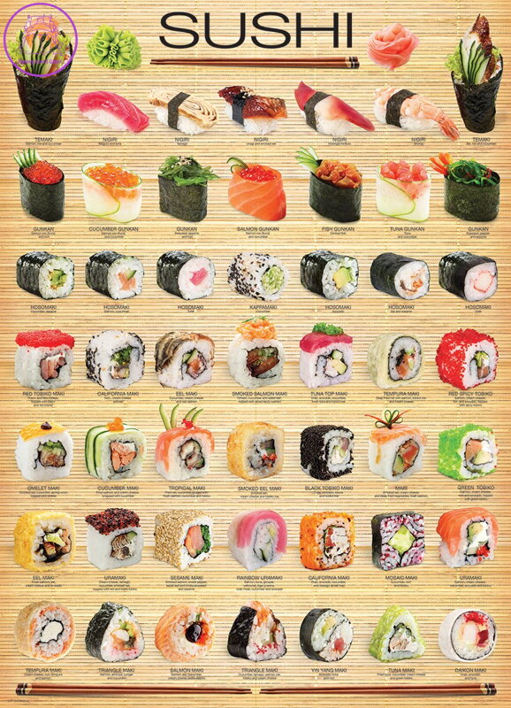 EUROGRAPHICS Puzzle Sushi 1000 dílků