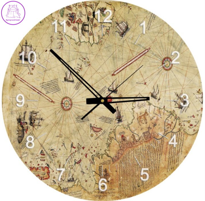 ART PUZZLE Puzzle hodiny Mapa kapitána Reise 570 dílků ART PUZZLE Puzzle hodiny Mapa kapitána Reise 570 dílků