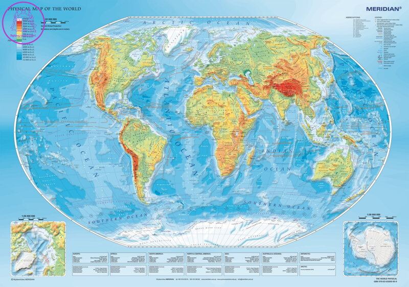 TREFL Puzzle Mapa světa 1000 dílků TREFL Puzzle Mapa světa 1000 dílků