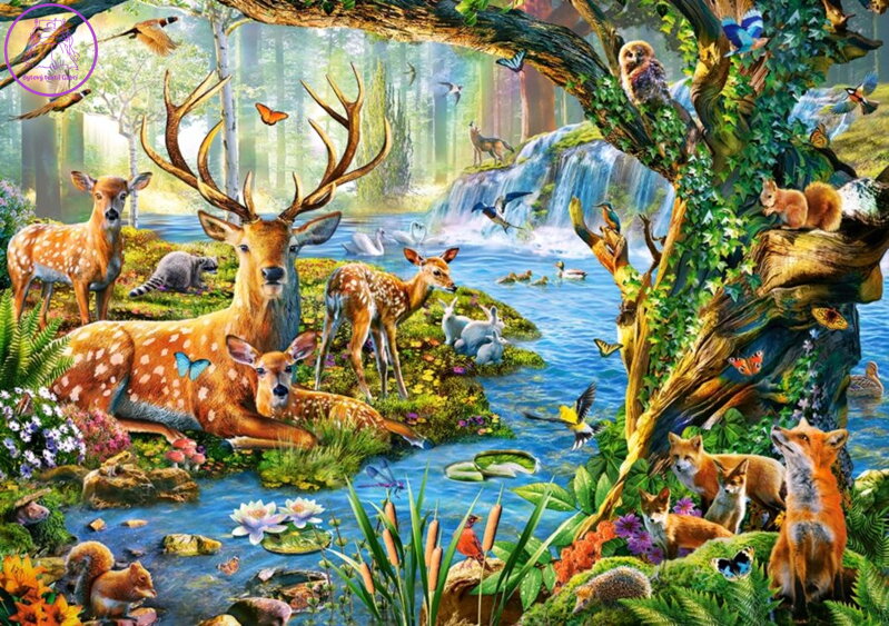 CASTORLAND Puzzle Život v lese 500 dílků CASTORLAND Puzzle Život v lese 500 dílků