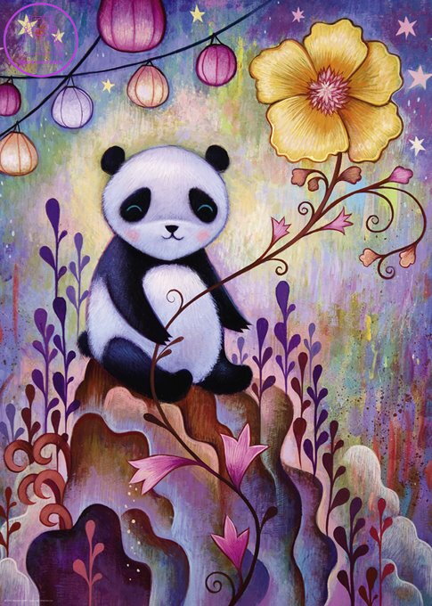 HEYE Puzzle Dreaming: Dřímající panda 1000 dílků HEYE Puzzle Dreaming: Dřímající panda 1000 dílků