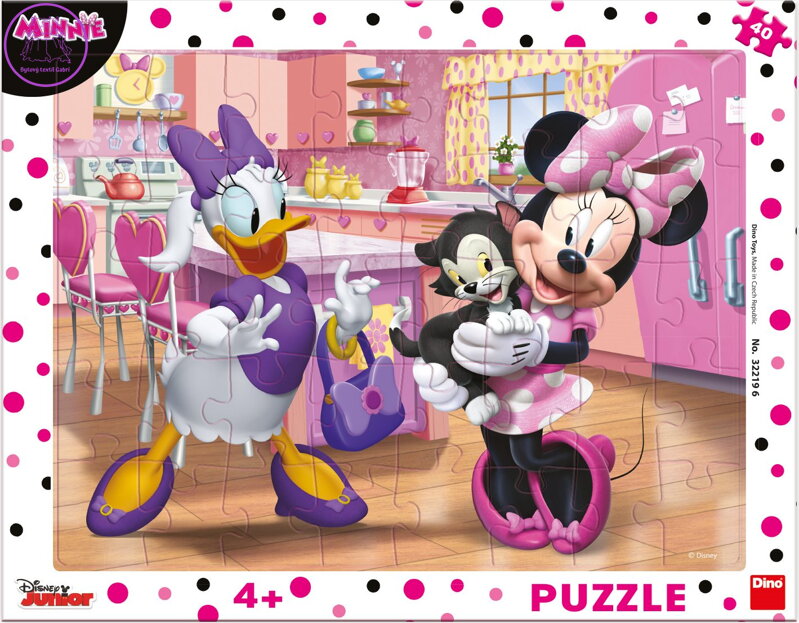DINO Puzzle Minnie má nového mazlíčka 40 dílků