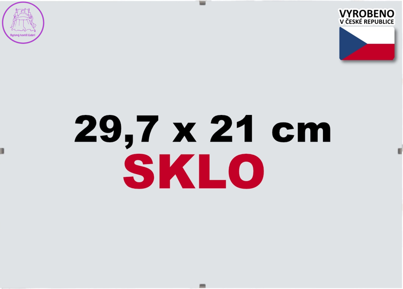 BFHM Rám Euroclip 29,7x21cm A4 (sklo)