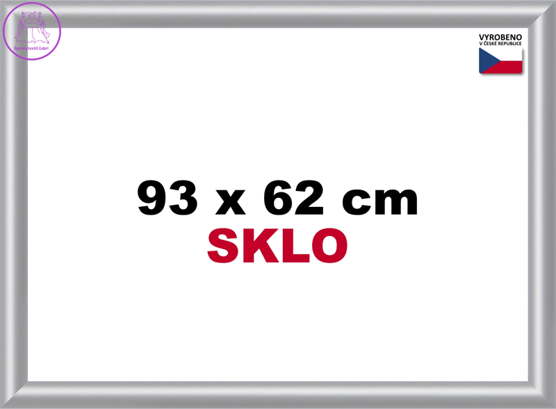 BFHM Plastový rám na puzzle 93x62cm - stříbrný BFHM Plastový rám na puzzle 93x62cm - stříbrný