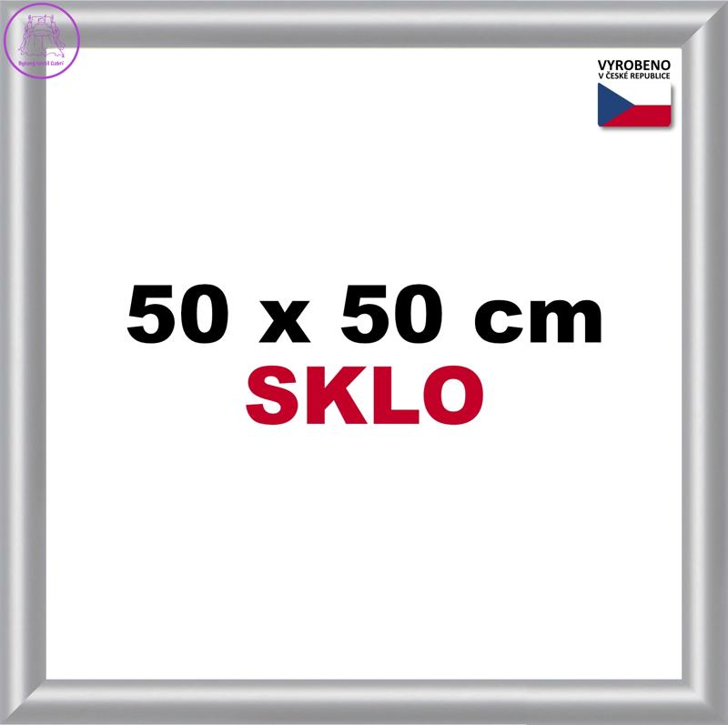 BFHM Plastový rám na puzzle 50x50cm - stříbrný BFHM Plastový rám na puzzle 50x50cm - stříbrný