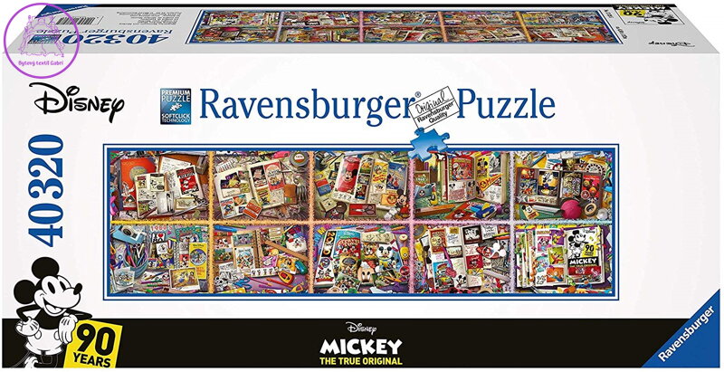 RAVENSBURGER Puzzle Mickey Mouse během let 40320 dílků RAVENSBURGER Puzzle Mickey Mouse během let 40320 dílků