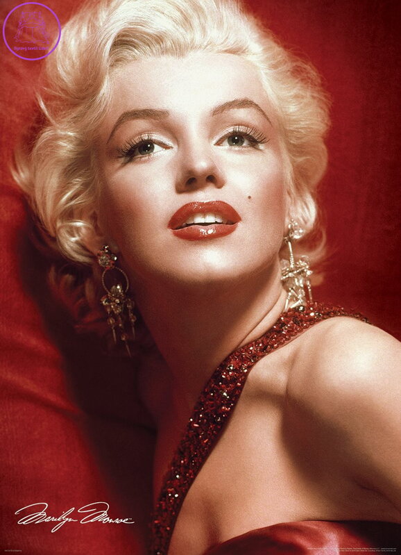 EUROGRAPHICS Puzzle Marilyn Monroe: Červený portrét 1000 dílků EUROGRAPHICS Puzzle Marilyn Monroe: Červený portrét 1000 dílků
