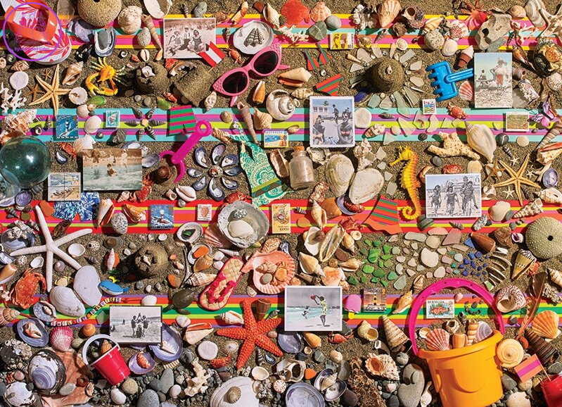 COBBLE HILL Puzzle Plážová scéna 1000 dílků